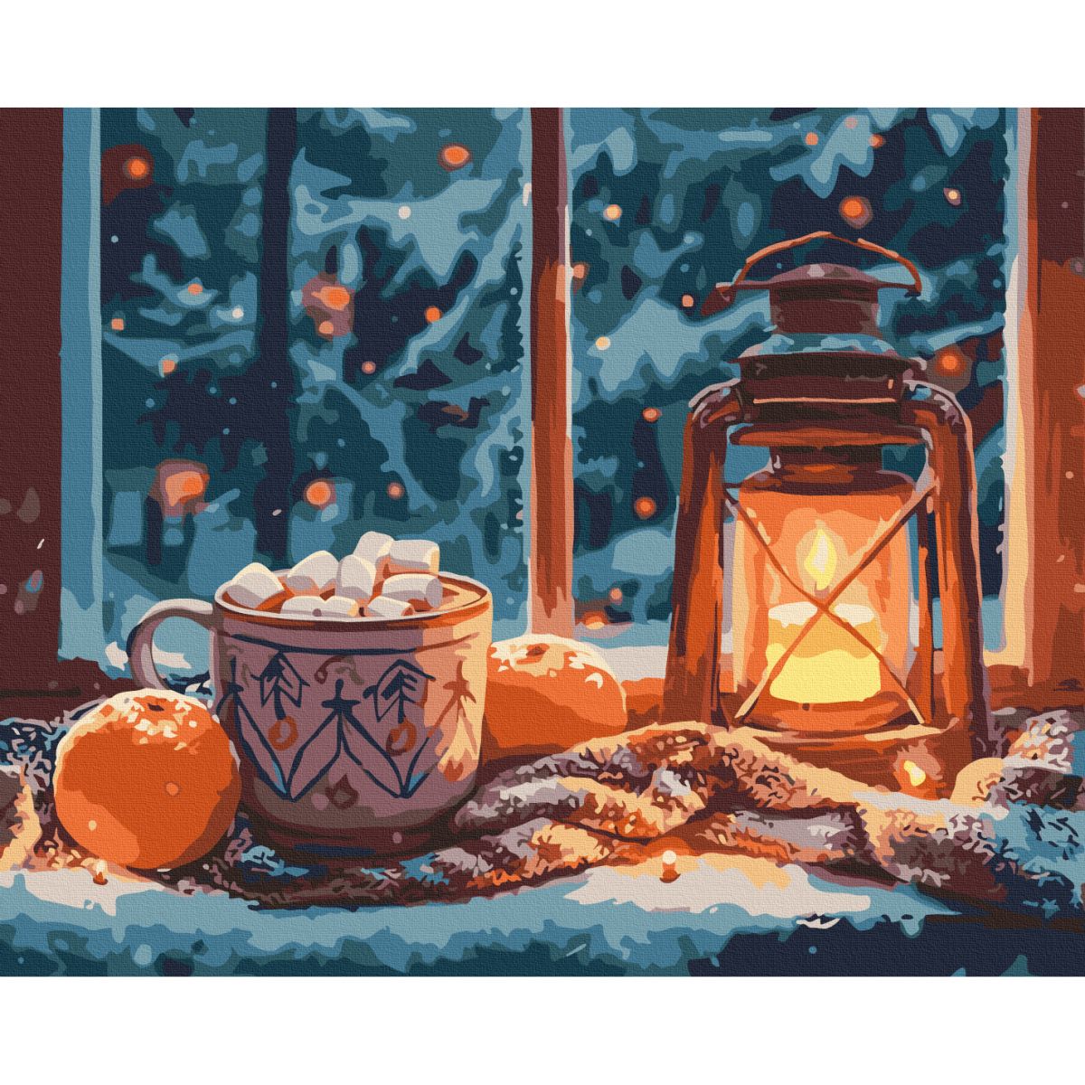 Картина по номерам "Уютный вечер" 40x50 см.  фото 1