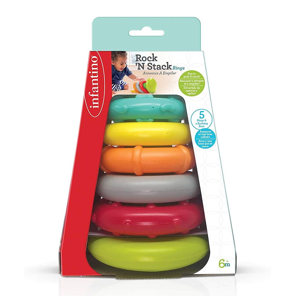 Розвиваюча іграшка INFANTINO Пірамідка  фото 1