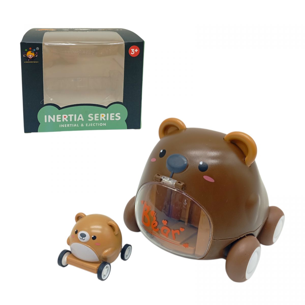 Трек машина, з малою машинкою (ВЕДМЕДИК)  фото 1