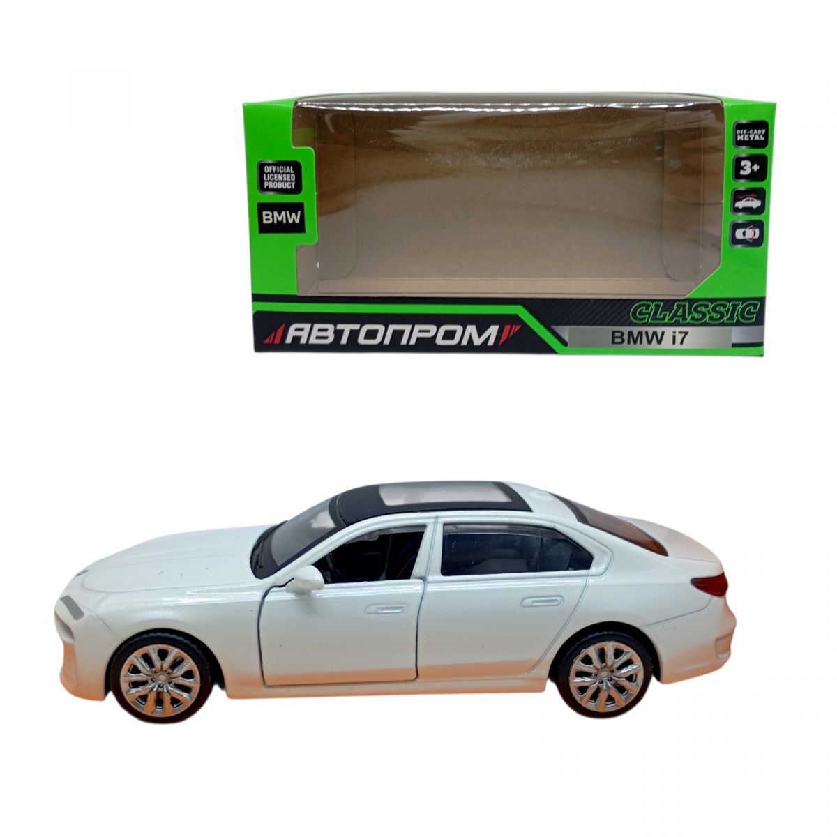 МАШИНКА АВТОПРОМ BMW i7 G70 (БІЛА)  фото 1