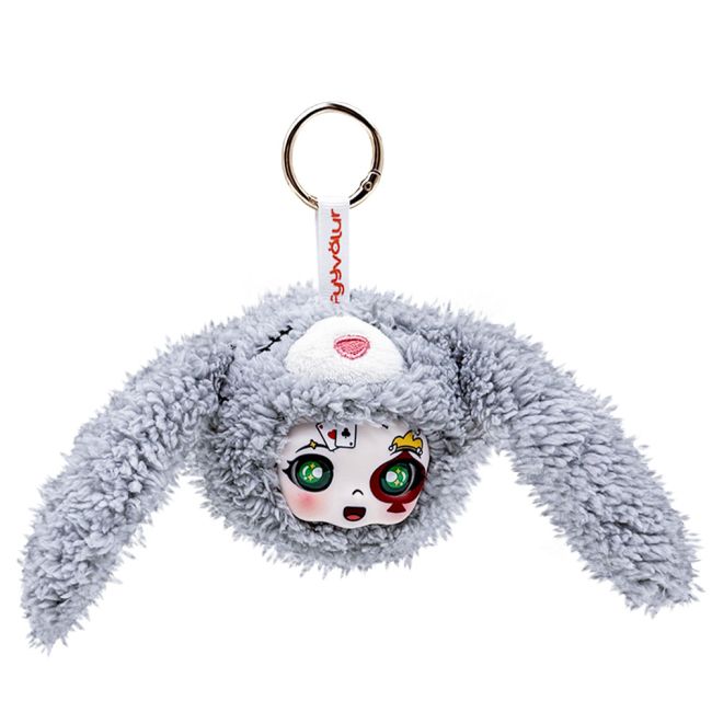 Іграшка-брелок мʼяконабивна "Кролик Хопс" серія Луна-парк, 9см.  фото 1