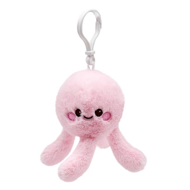 Іграшка-брелок мʼяконабивна "Рожева медузонька" серія Морські друзі, 9см.  фото 1