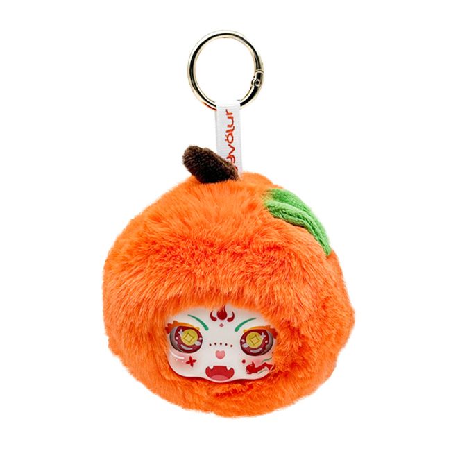 Игрушка-брелок мягконабивная "Яркая апельсинка Санти" серия Талисманы, 9см.  фото 1