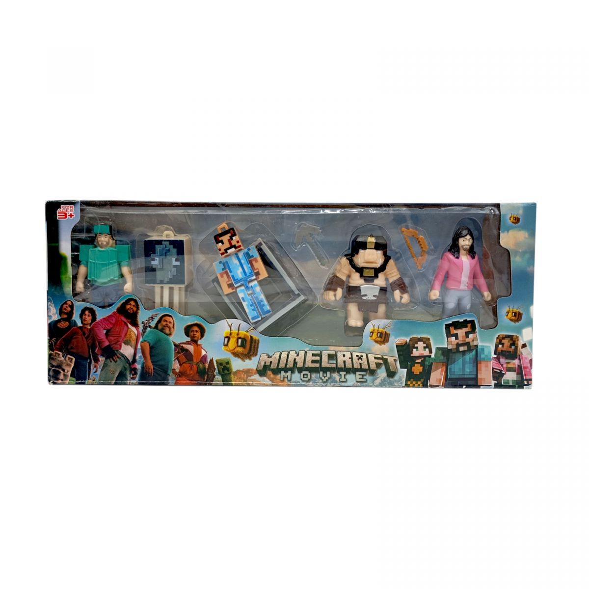 НАБІР ГЕРОЇВ MINECRAFT MOVIE ВИД 1  фото 1