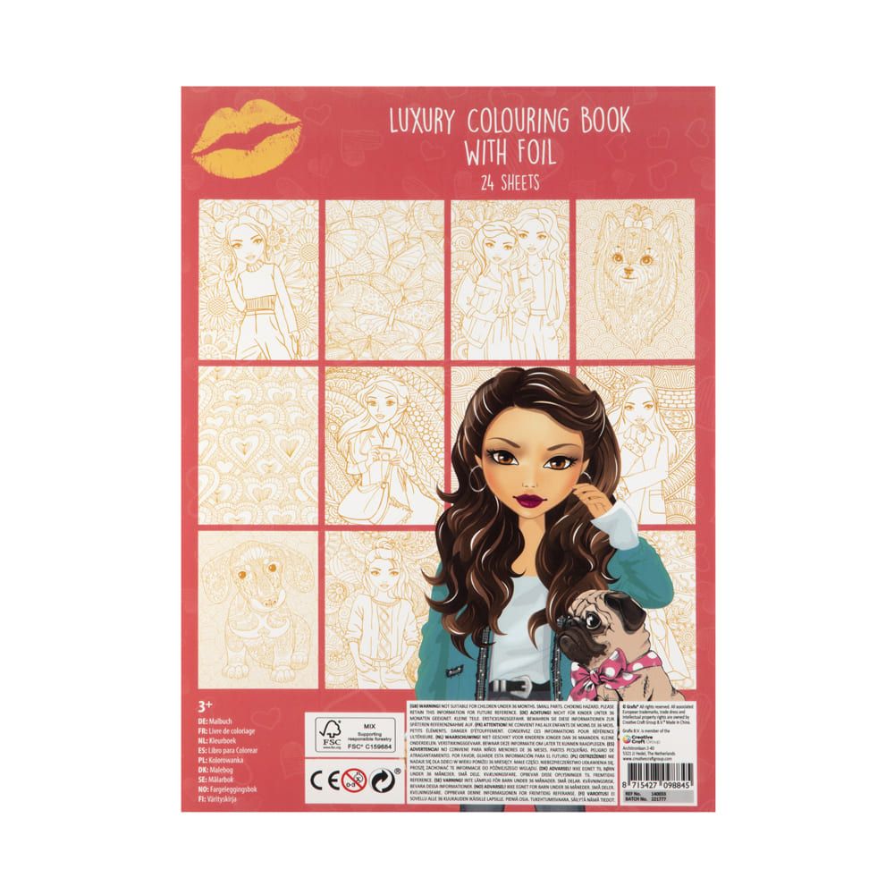 Розмальовка A4 Besties "Магія золота"  фото 1