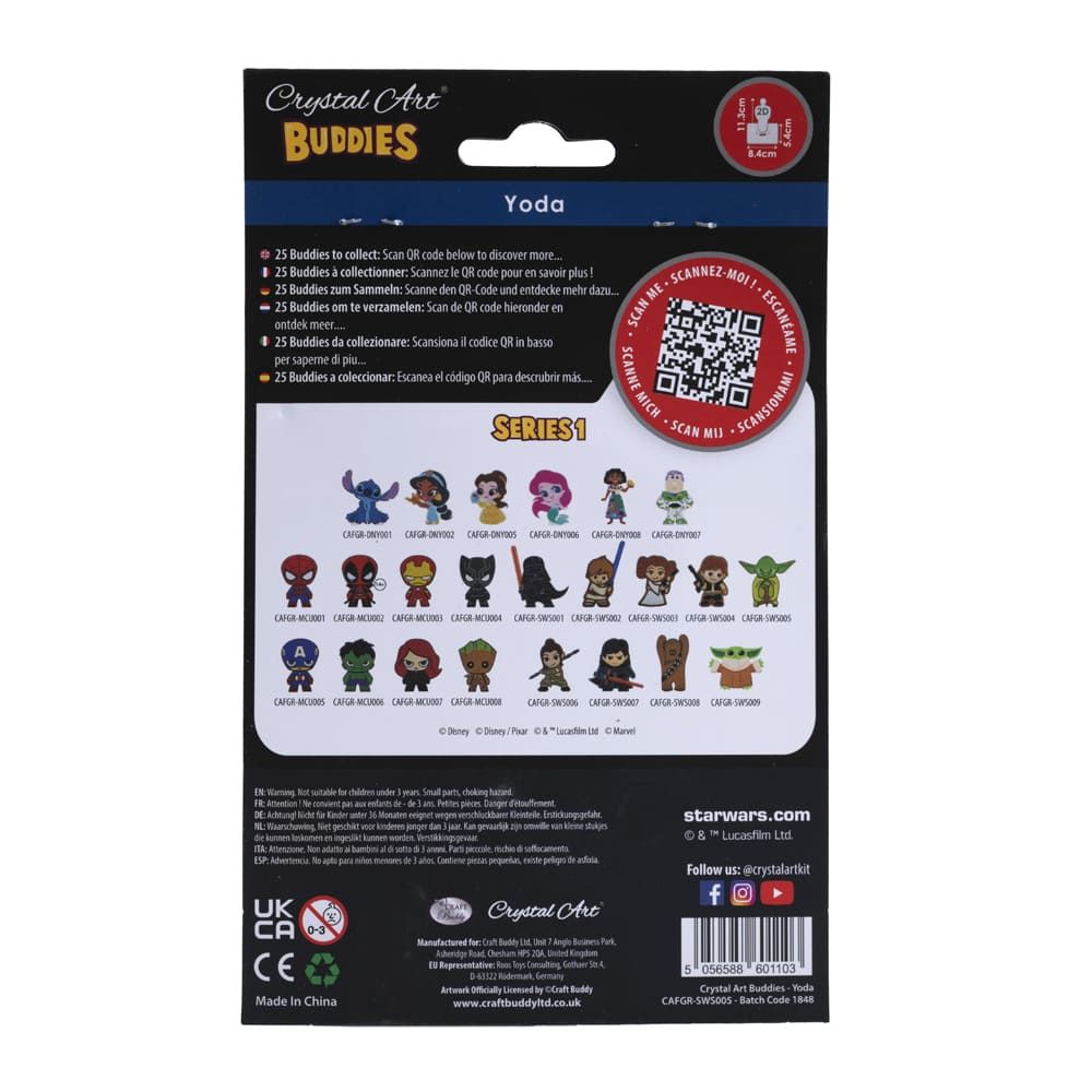 Набір для творчості Crystal Art "Йода"  фото 1