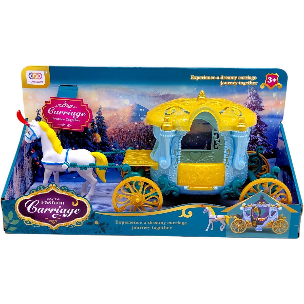 Ігровий набір "Карета з конем" в коробці  фото 1