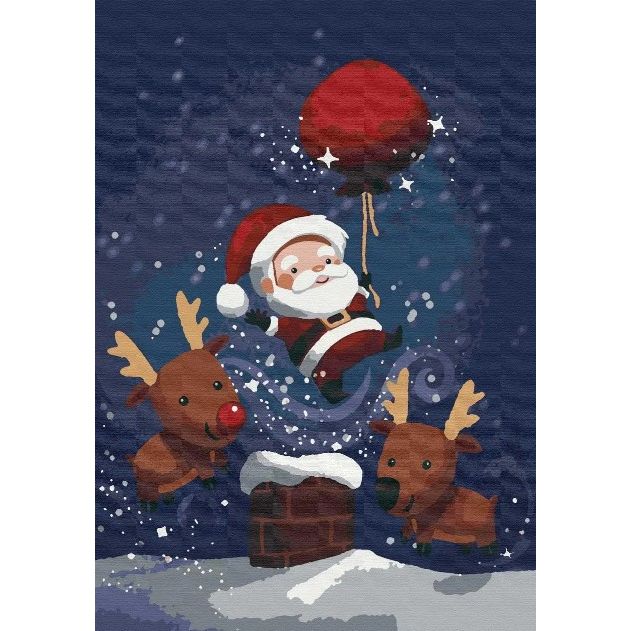 Картина по номерам "Новорічний секрет" 40х28 см  фото 1