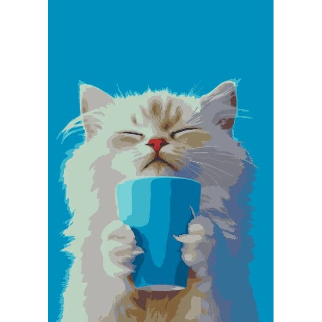 Картина по номерам "Кавуся" 40х28 см  фото 1