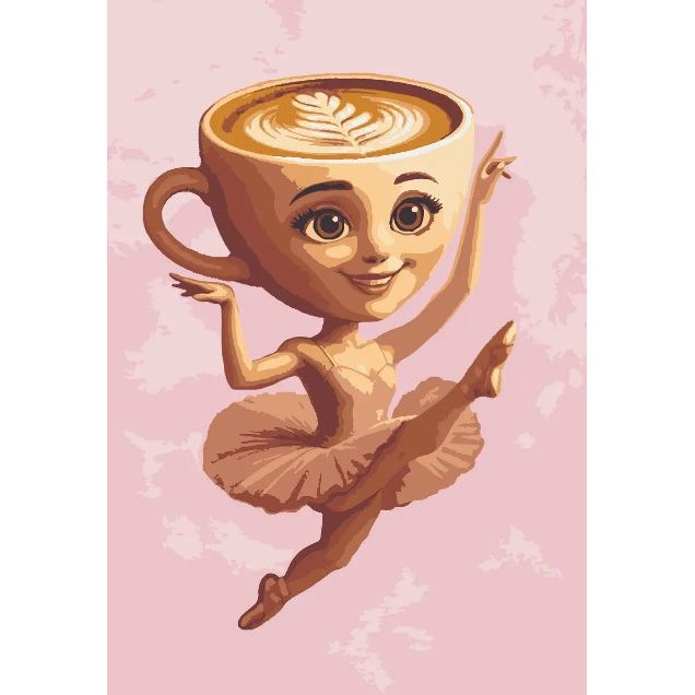 Картина по номерам "Капучина" 40х50 см  фото 1