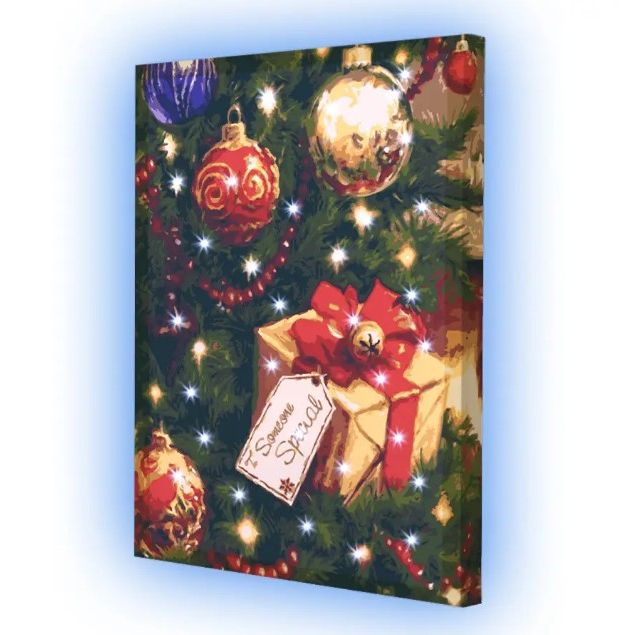 Картина по номерах зі світлодіодною підсвіткою "Someone spesial" 40х50 см  фото 1