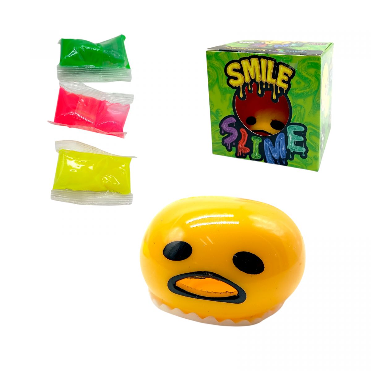 Вязка маса Smile Slime (ЗЕЛЕНИЙ)  фото 1