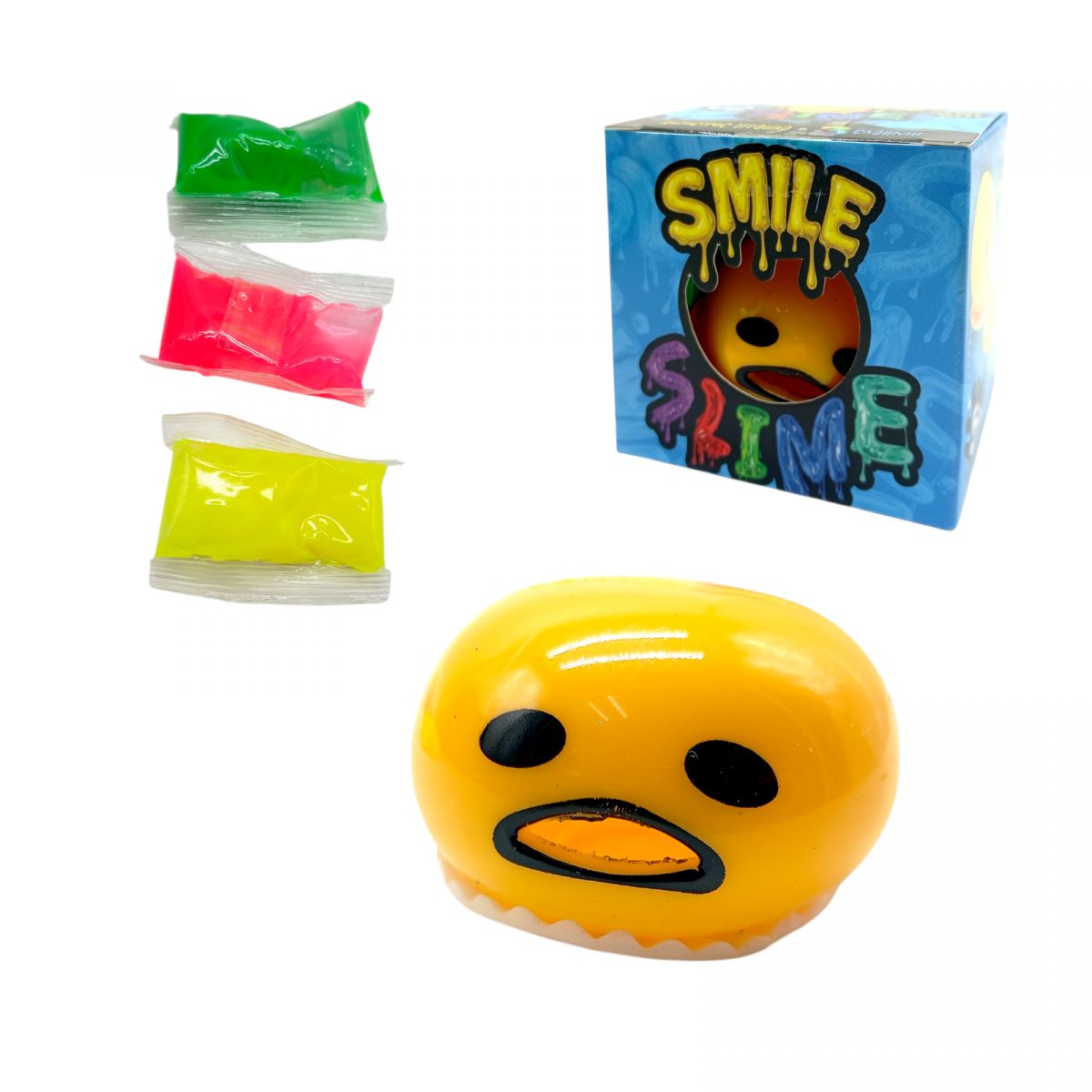 Вязка маса Smile Slime (БЛАКИТНИЙ)  фото 1