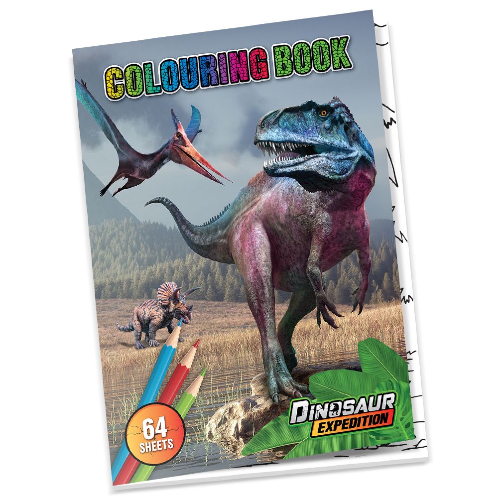 Розмальовка Moxy Dinosaur Expedition  фото 1