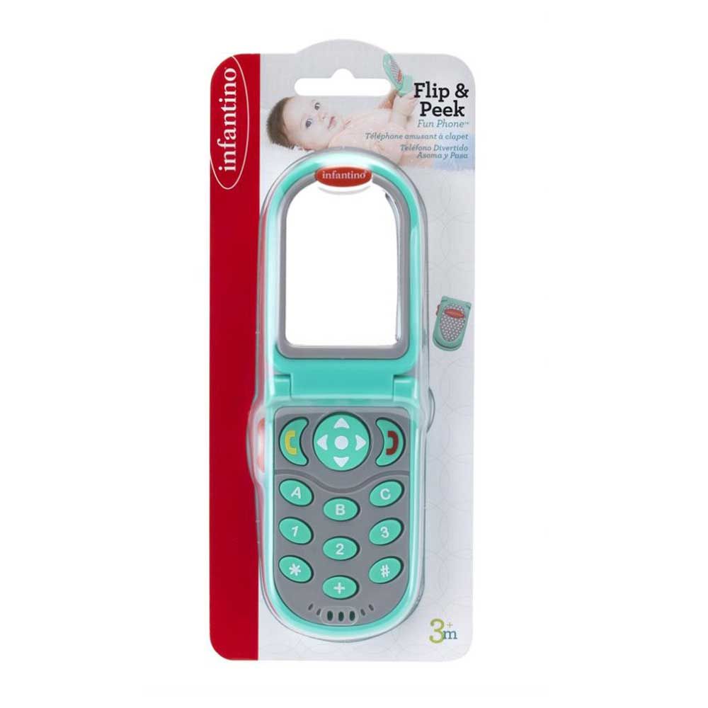 Розвиваюча іграшка INFANTINO FLIP & PEEK цікавий телефон  фото 1