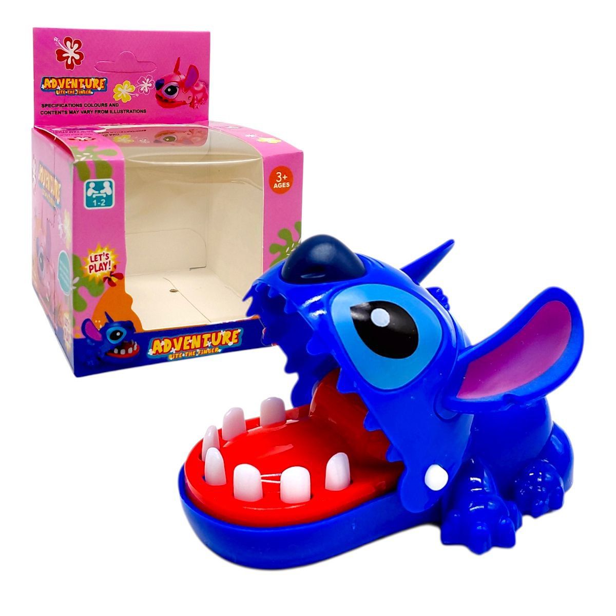 Іграшка-кусачка "Стіч" (синій)  фото 1