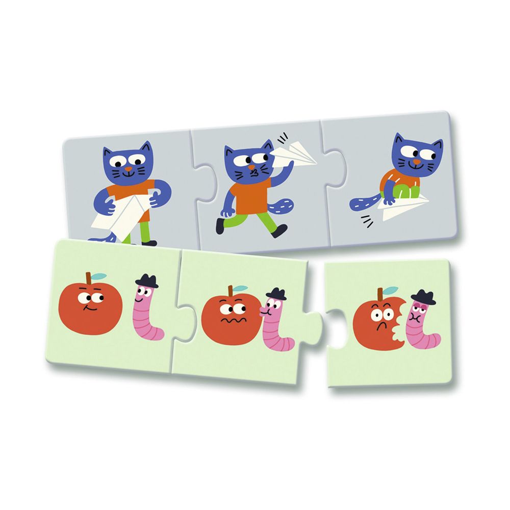 Тріо-пазл DJECO "Історії"  фото 1