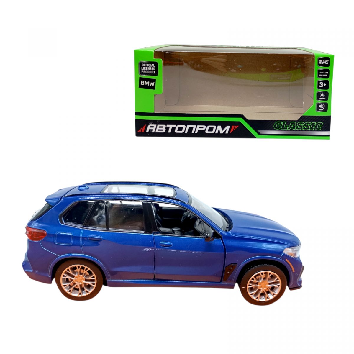 МАШИНА 1:32 BMW X5M (СИНЯ)  фото 1