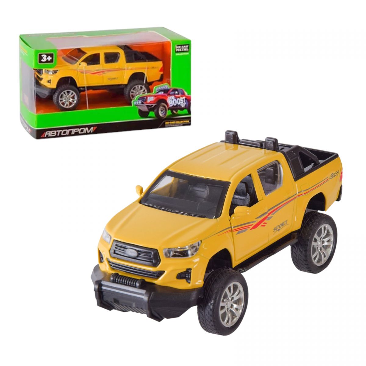 МАШИНА 1:32 ПІКАП (БЕЖЕВИЙ)  фото 1