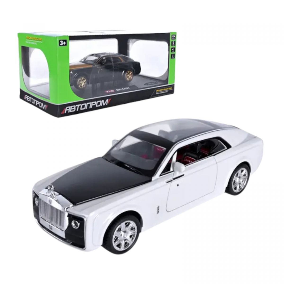 МАШИНА 1:24 ROLLS-ROYCE (БІЛИЙ)  фото 1
