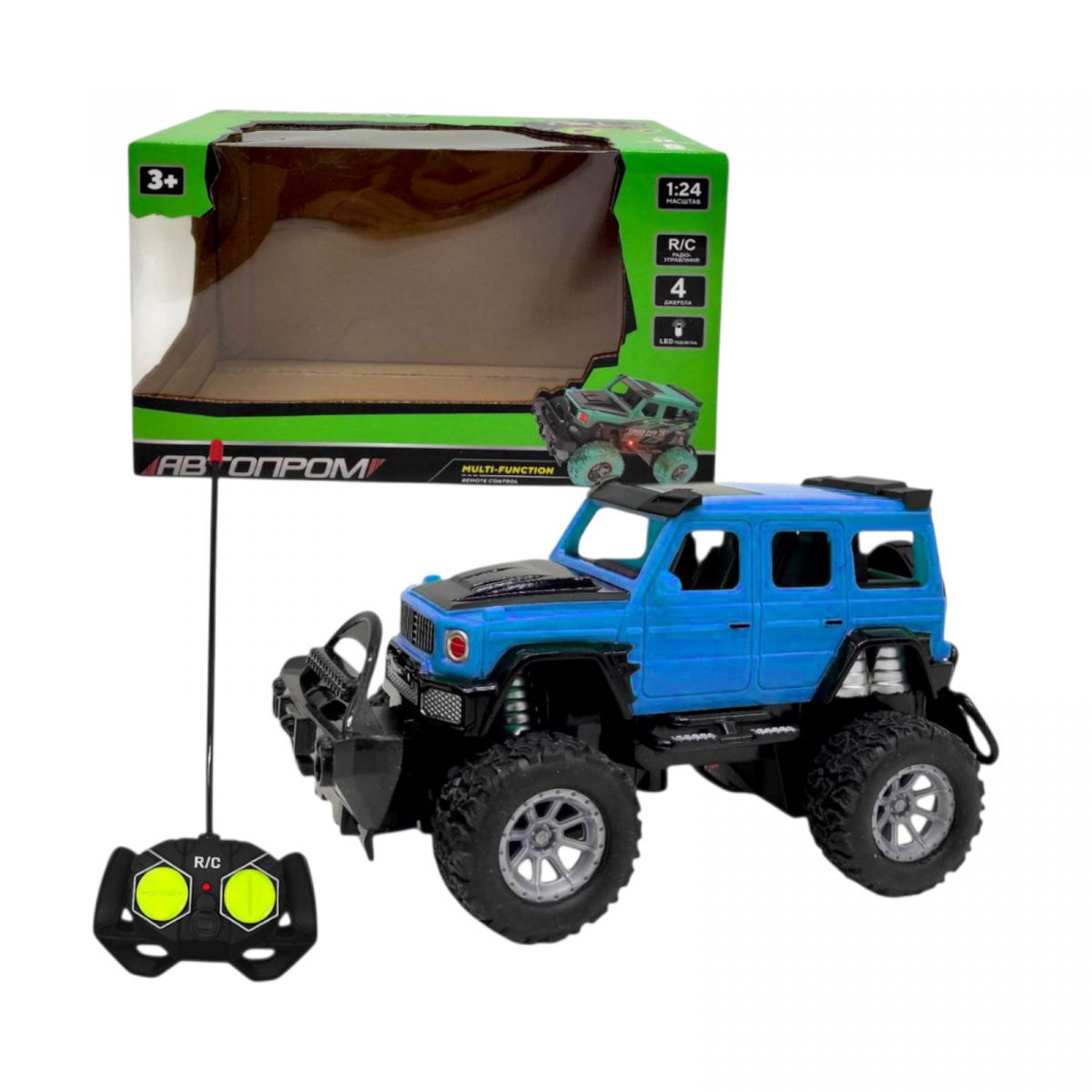 Машина на радіокеруванні "ДЖИП" (СИНІЙ)  фото 1