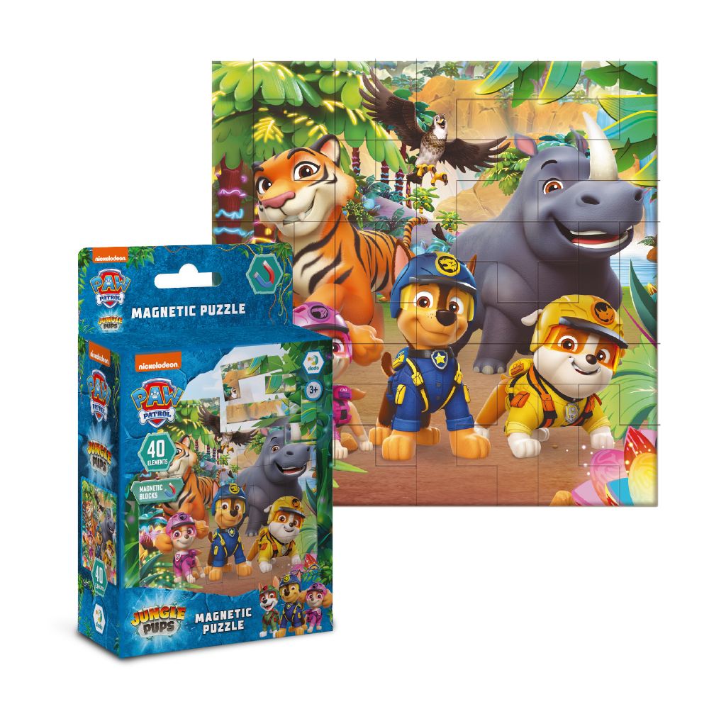 Магнитный пазл на 40 элементов «Джунгли»  фото 1