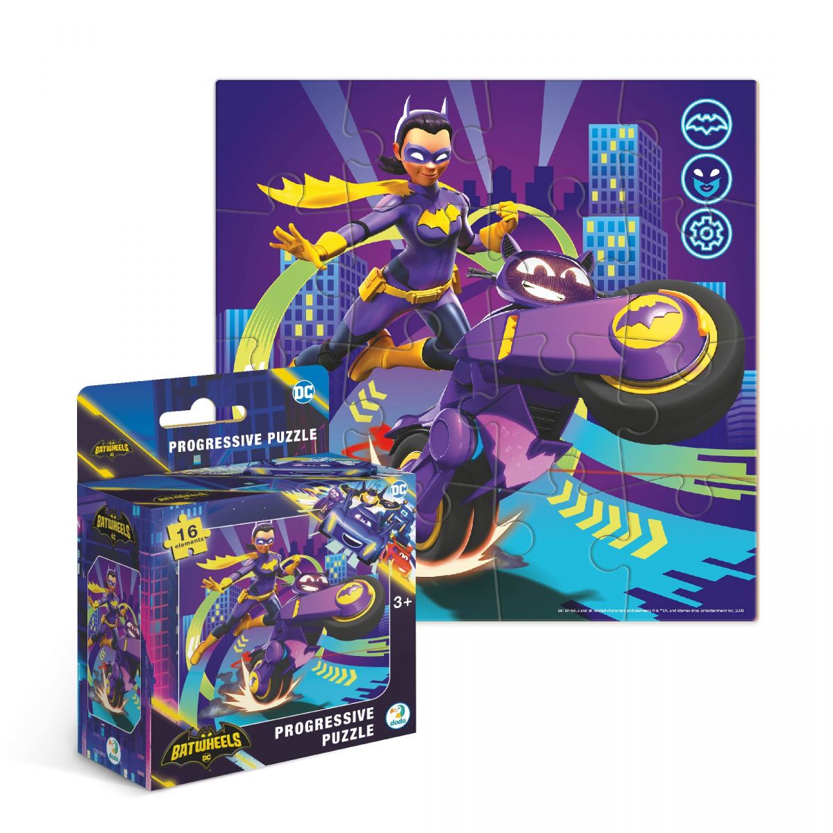 Пазл на 16 элементов «Мотоцикл Биби»  фото 1