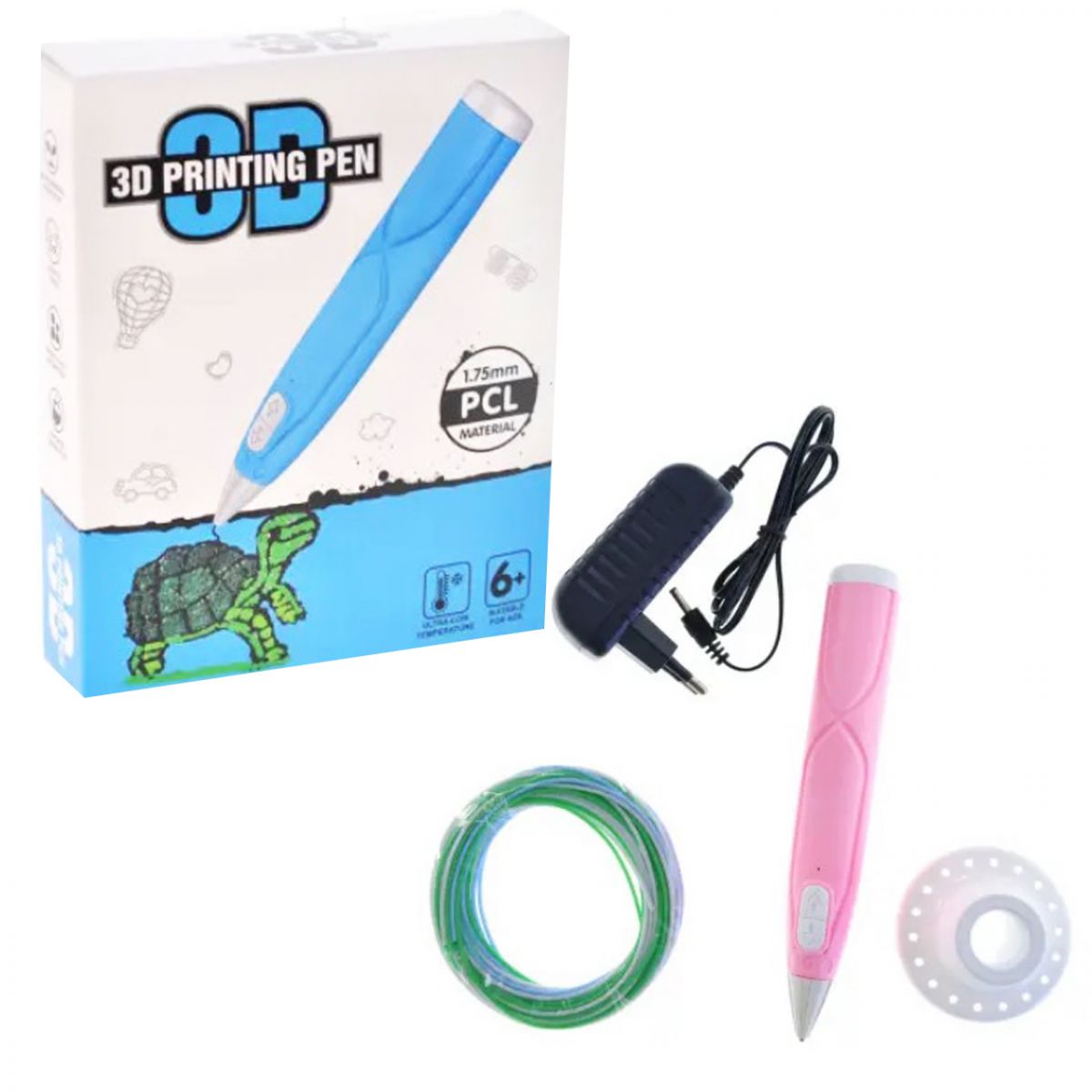 Набор "3D-ручка" в коробке (РОЗОВАЯ)  фото 1