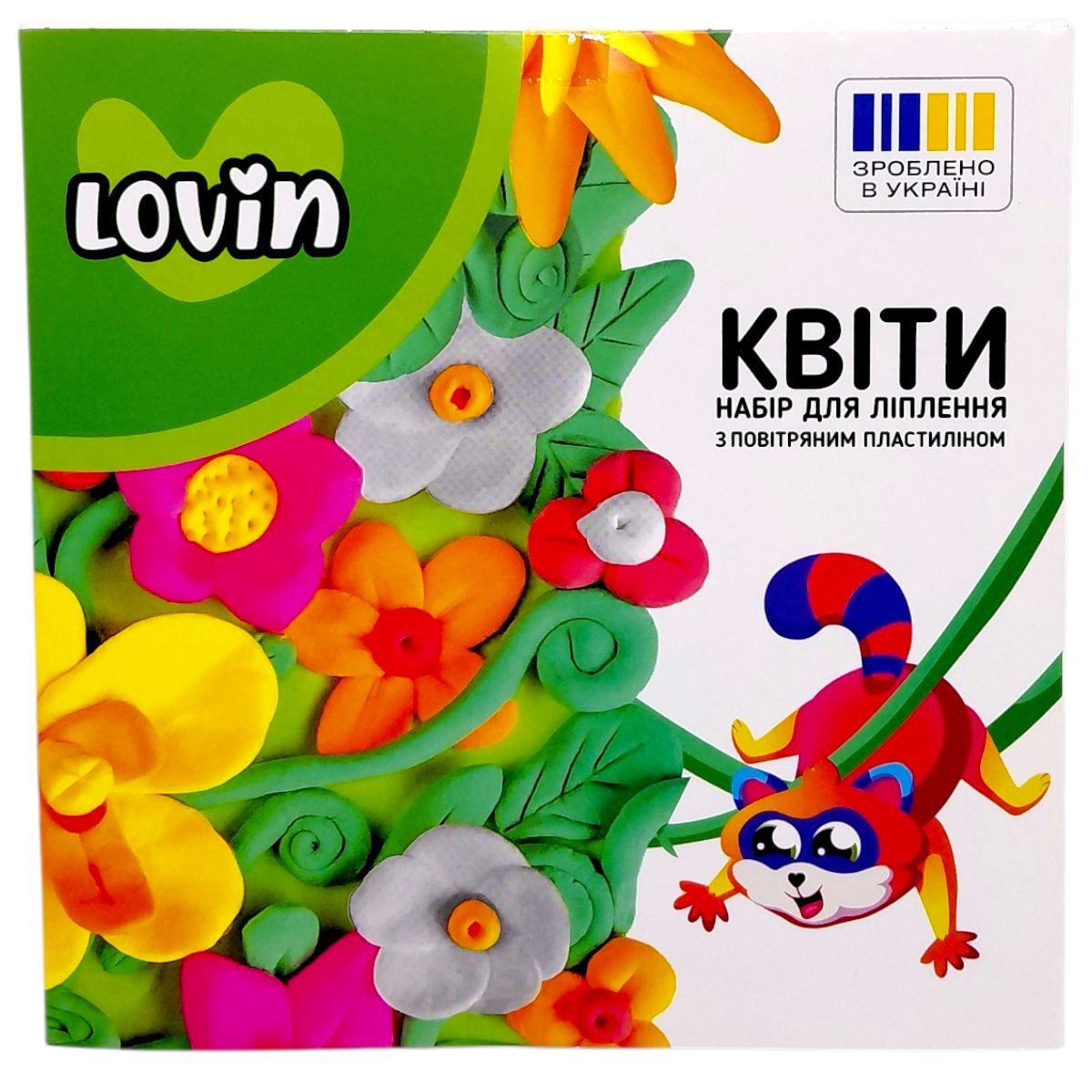 Набір для ліплення об’ємної картини з повітряного пластиліну "Квіти" (ВИД 4)  фото 1