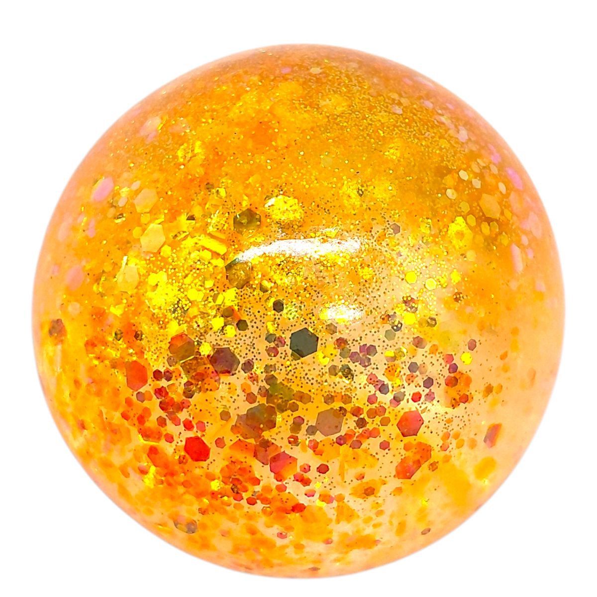 Антистрес жуйка-тягучка "Кулька" 6 см (ПОМАРАНЧЕВА)  фото 1