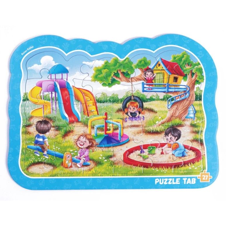 Гра розвиваюча (пазли-вкладиші) "Дитячий майданчик"  фото 1