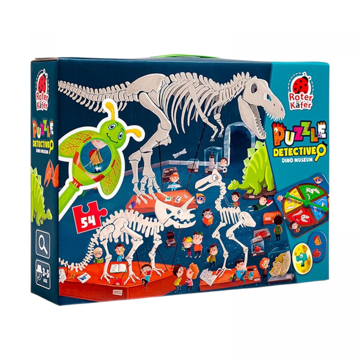Игра настольная "Пазлы-детективы.  Музей динозавров"  фото 1