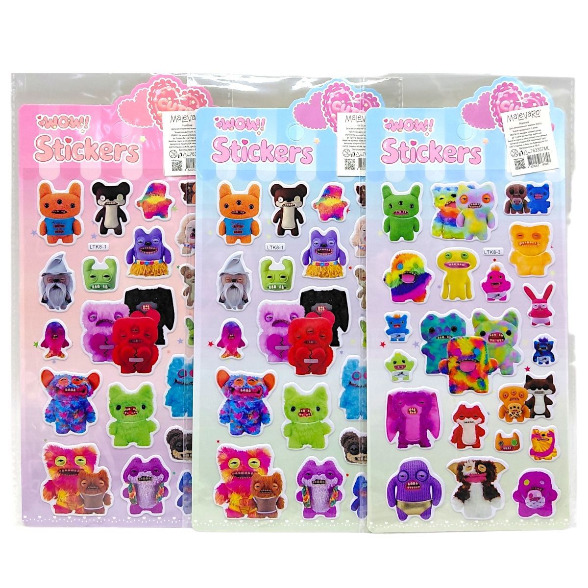 Наліпки декоративні "Фуглери" мікс  фото 1