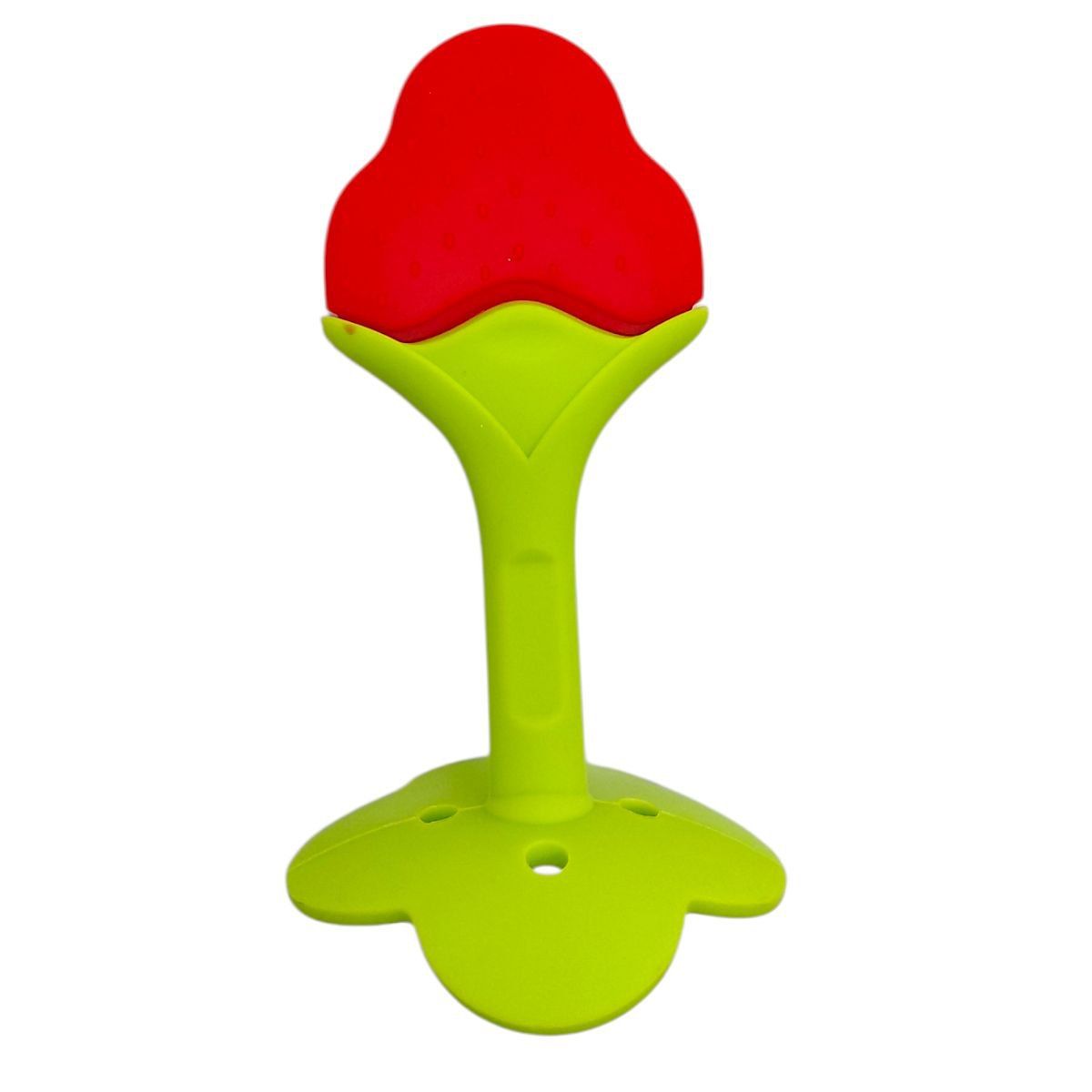 Силіконовий прорізувач Фрукти (ЧЕРВОНИЙ)  фото 1