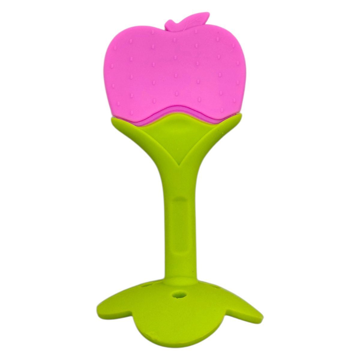 Силіконовий прорізувач Фрукти (РОЖЕВИЙ)  фото 1