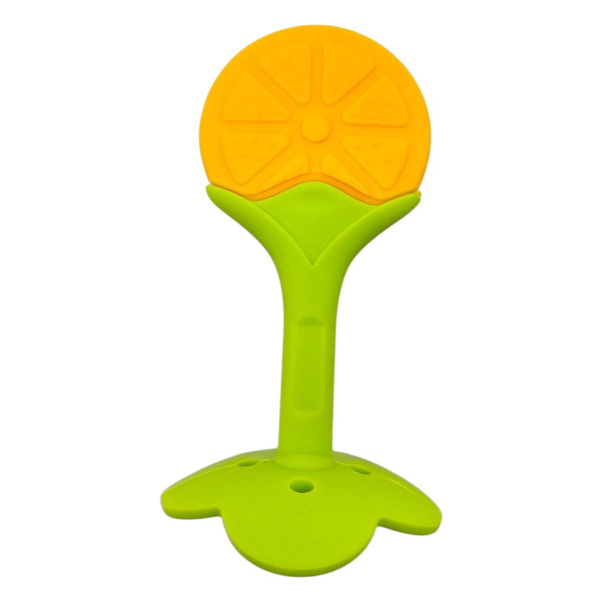 Силіконовий прорізувач Фрукти (ЖОВТИЙ)  фото 1