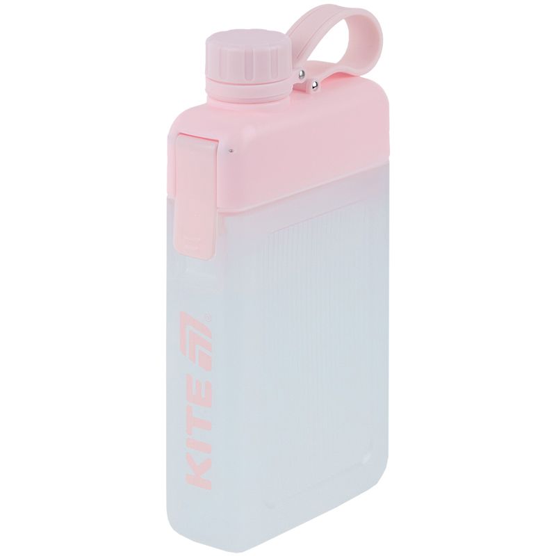 Пляшка для води, 450 мл, рожева  фото 1
