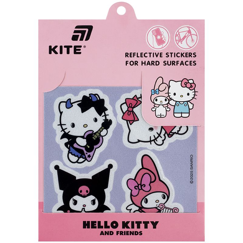 Набір стікерів світловідбиваючих для твердих поверхонь, HK  фото 1