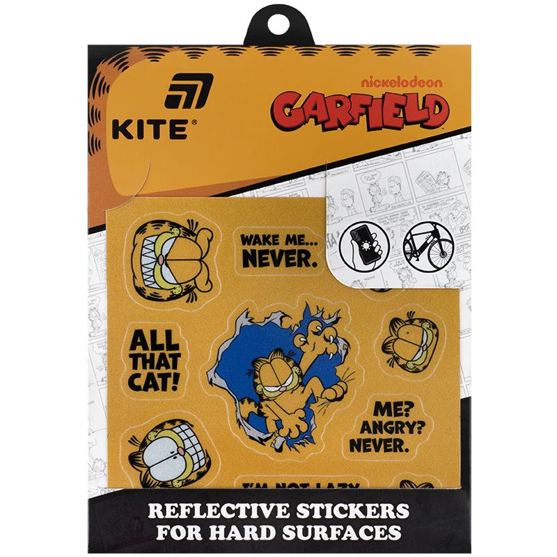 Набір стікерів світловідбиваючих для твердих поверхонь, GF  фото 1