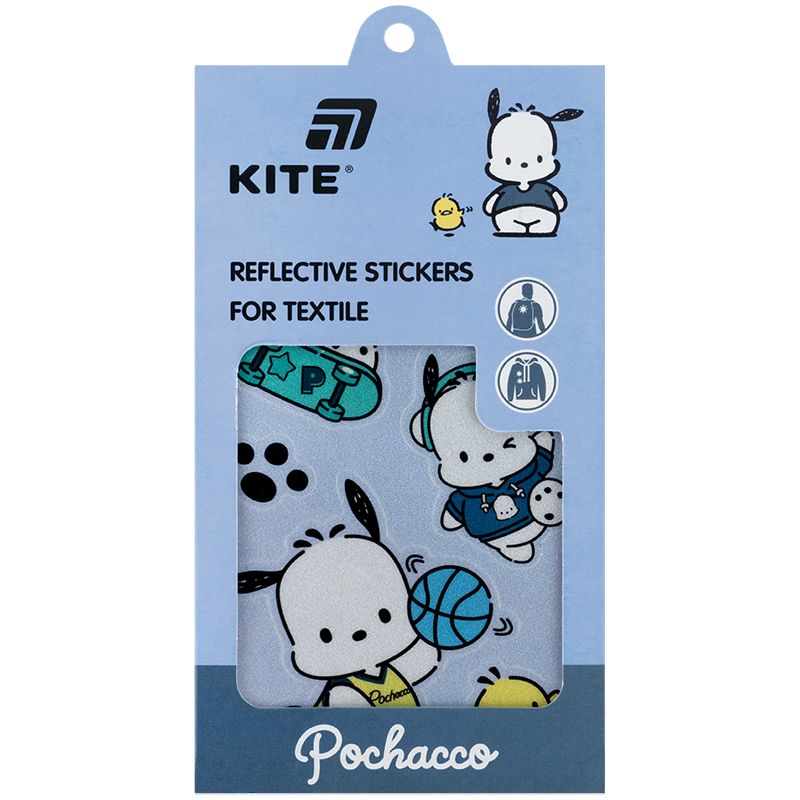 Набір стікерів світловідбиваючих для текстилю, PC  фото 1