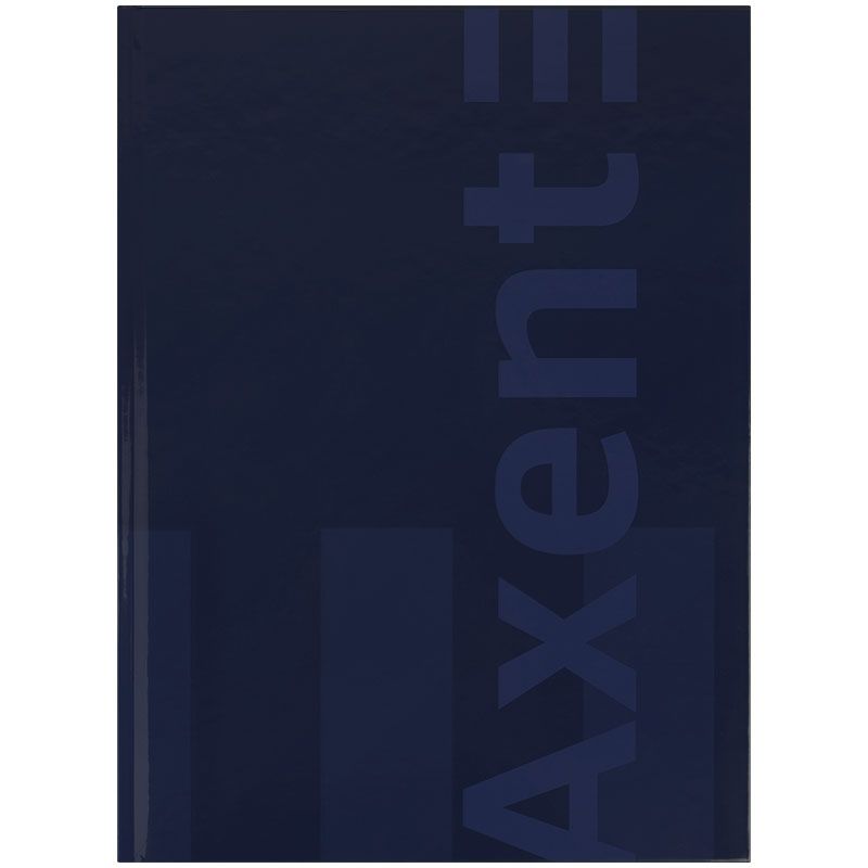 Книга записна А4-, 203*273 мм,96 арк. , кл.  One color, синя  фото 1