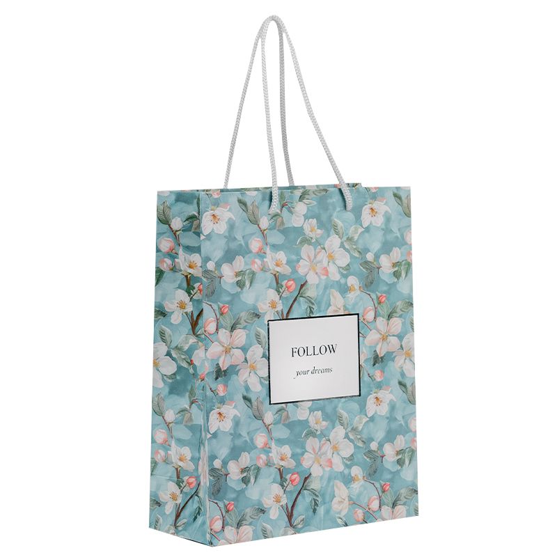Пакет паперовий подарунковий, 18х24см, Gentle Blossom  фото 1