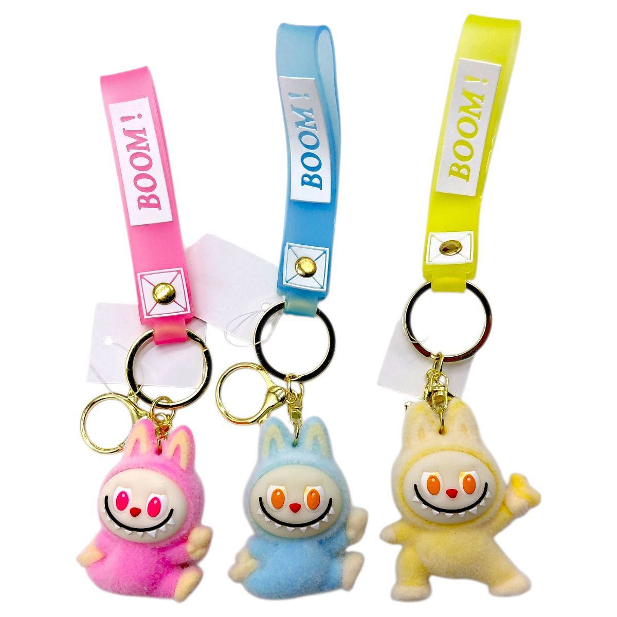 Брелок (велюр) "Лабубу" (мікс видів)  фото 1