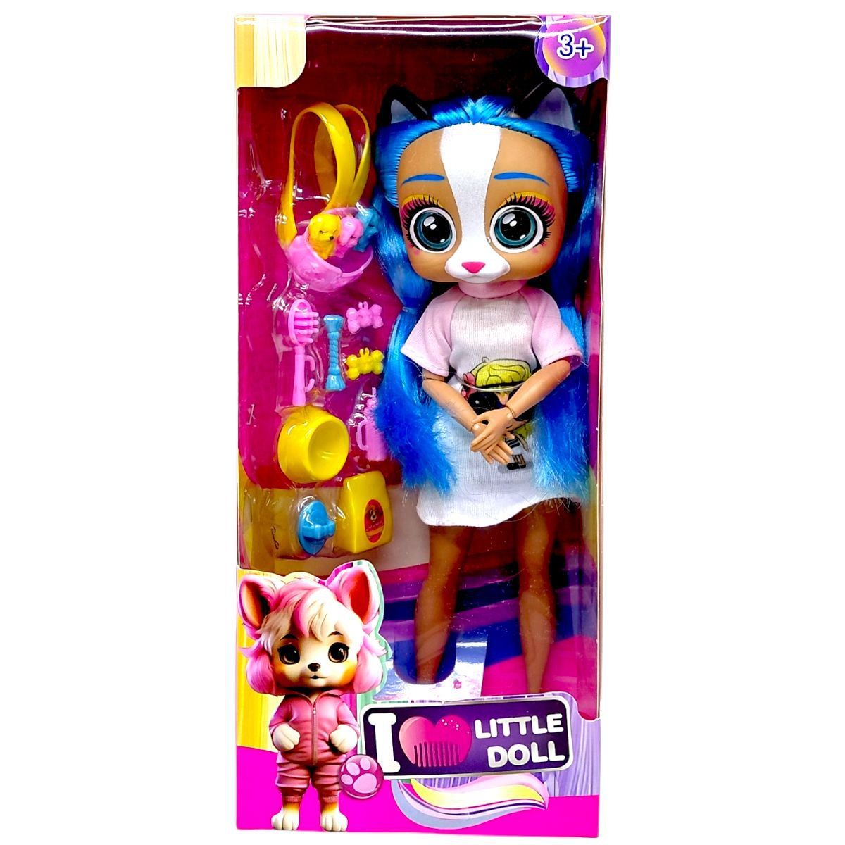 ЛЯЛЬКА LOVELY DOLL (БЛАКИТНА) 28см.  фото 1