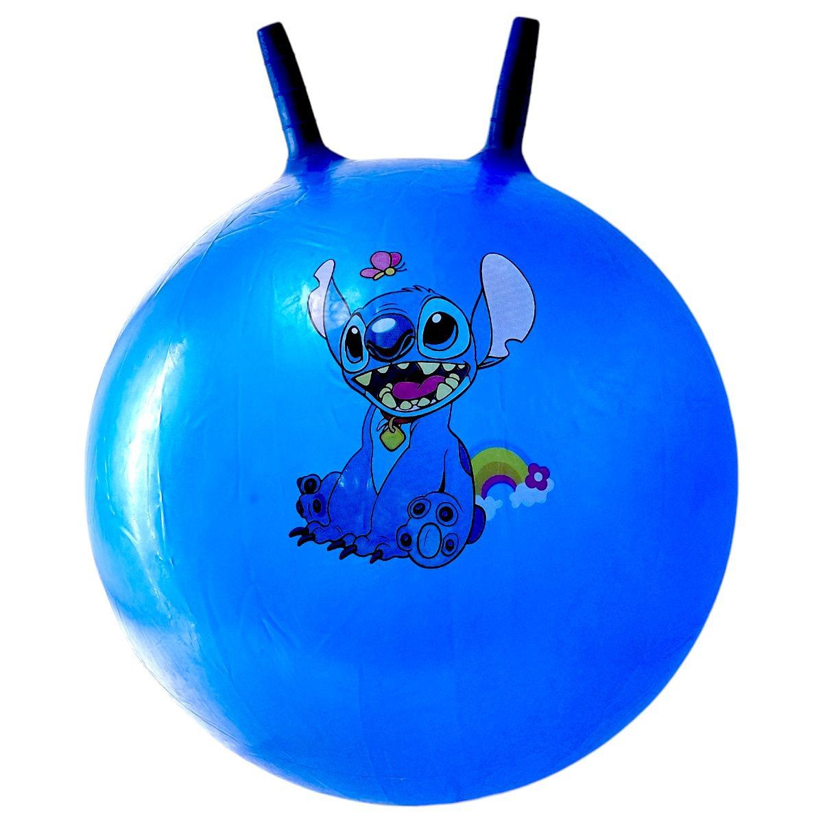 Мʼяч для фітнесу герой, діаметр 43 см (синій)  фото 1