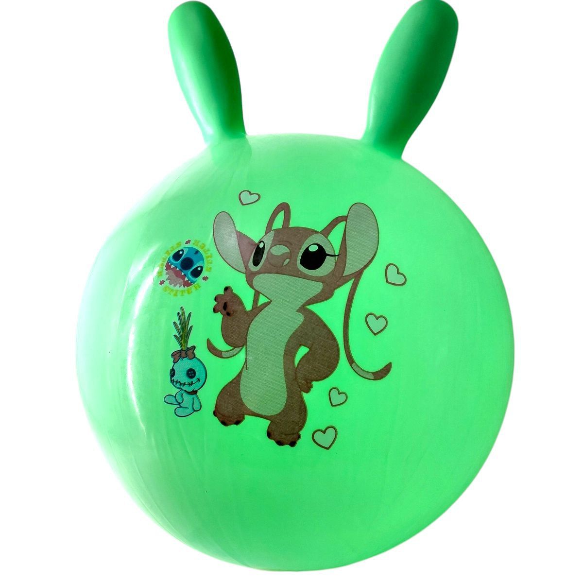 Мʼяч для фітнесу герой, діаметр 43 см (зелений)  фото 1