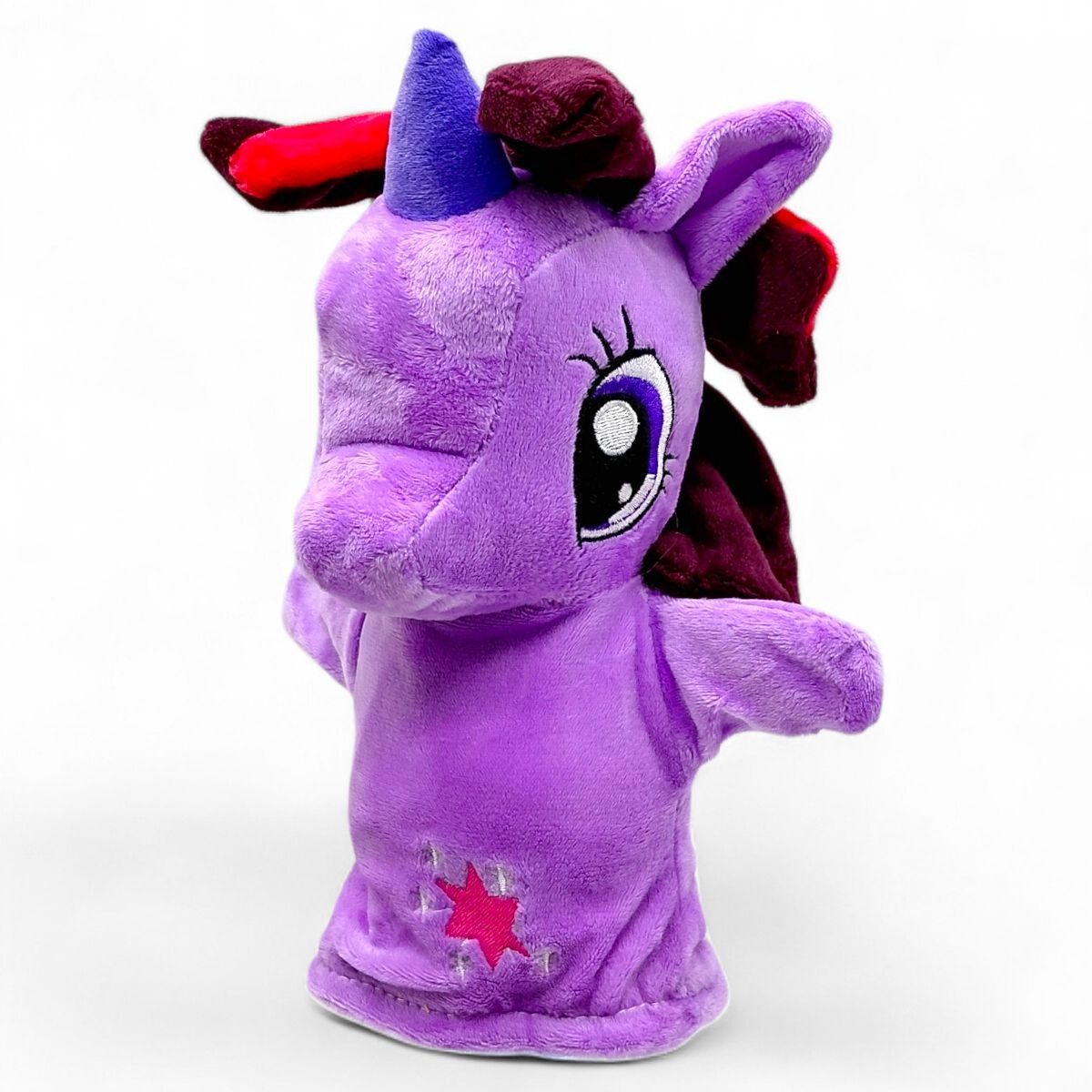 М'яка іграшка-рукавичка "Поні" (бузкова)  фото 1