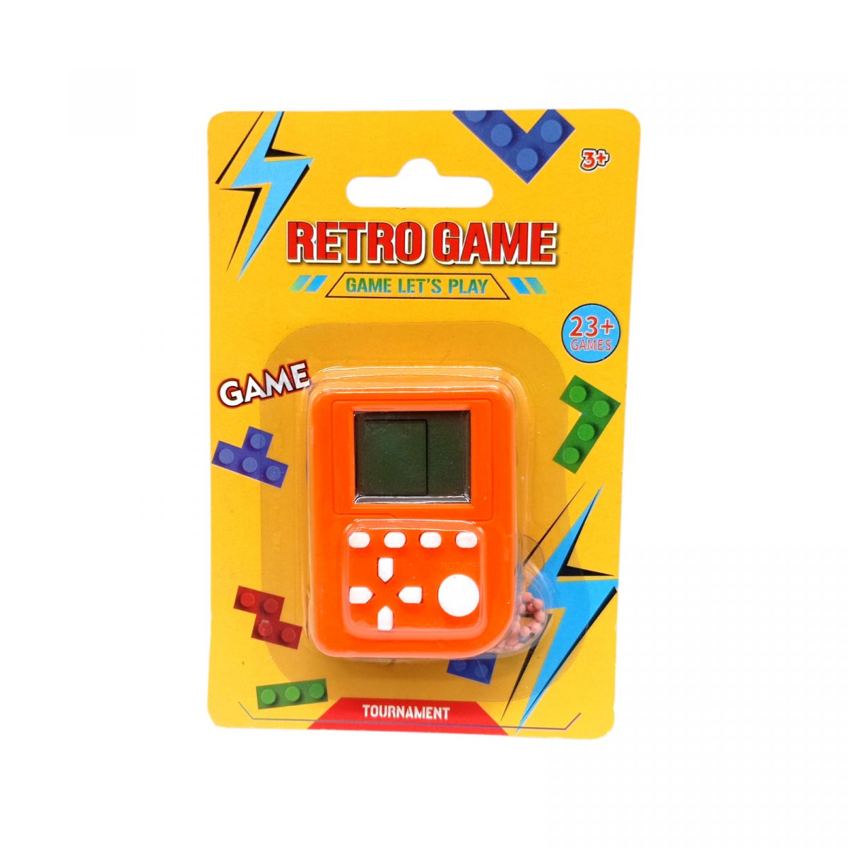 ЕЛЕКТРОННА ГРА RETRO GAME (ПОМАРАНЧЕВИЙ)  фото 1