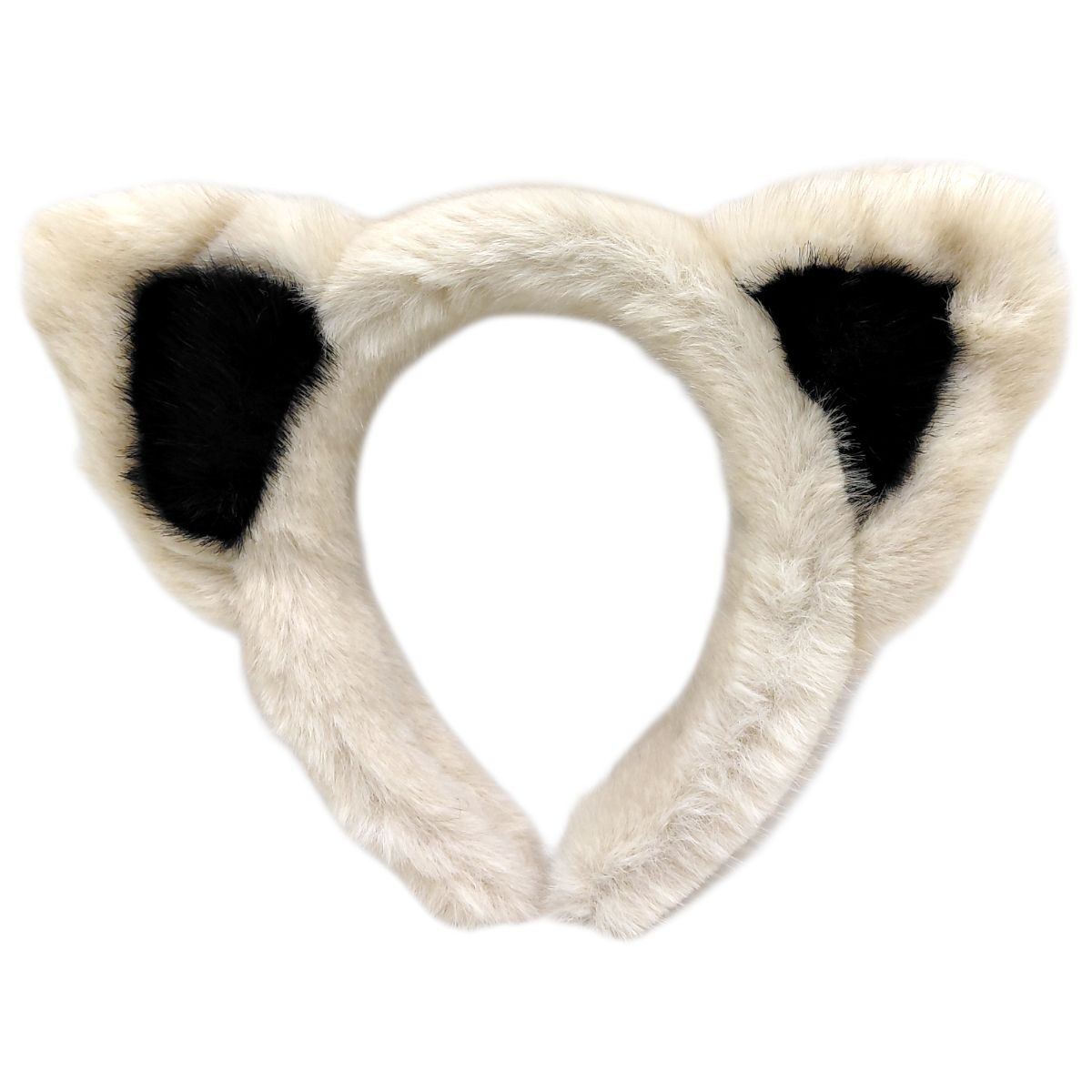 ОБРУЧ З ВУШКАМИ (БЕЖЕВИЙ)  фото 1