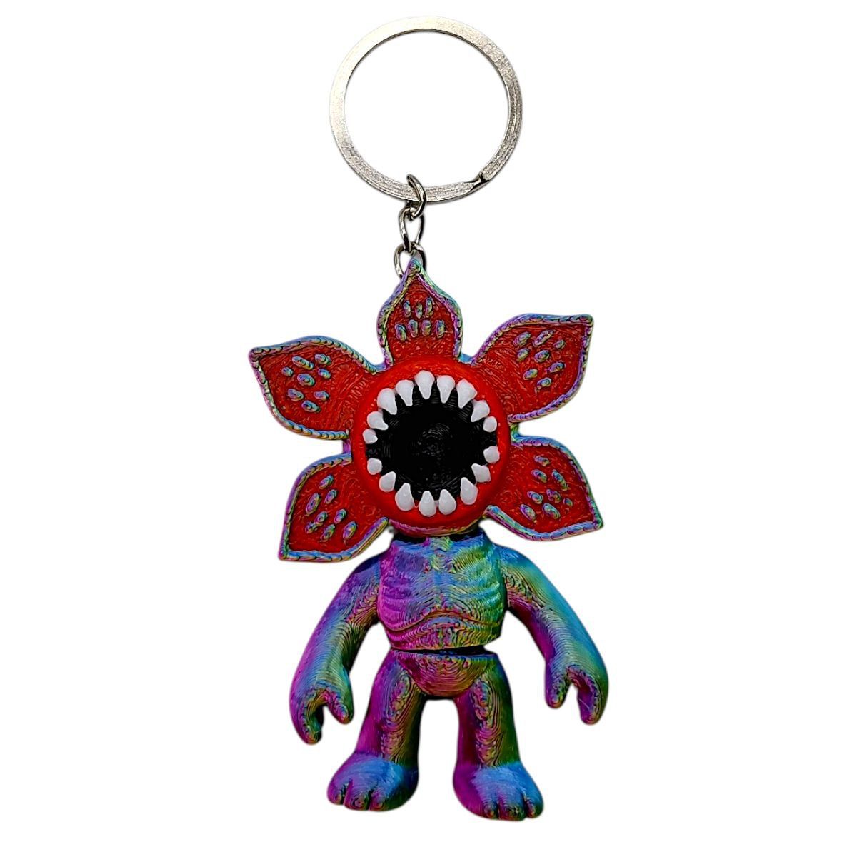 Брелок (3D друк) "Stranger Things.  ДЕМОГОРГОН" (ГРАДІЄНТ)  фото 1